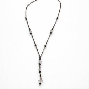 FREE WITH PURCHASE Whimsigoth 90's Madonna grunge metal and beaded necklace